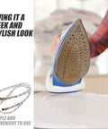 Medium Pressure Steam Hose For Steam Irons Easy Install High Temperature Resistant Durable Replacement Steam Tube For Home Ironing Fits Most Models Smooth Reliable Steam Supply with iron on board