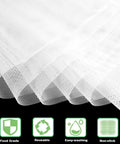 Six Pack Silicone Dehydrator Sheets Nonstick Reusable BPA Free Food Grade Mats 14 By 14 Inch 0.8mm Thick With 1x1mm Mesh Holes