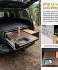 Off Road Ready 500 Lb Heavy Duty Locking Drawer Slides Full Extension With Lock In Lever For Vanlife 4x4 Campers And Tough Gear Hauling Secure Locking System For Bumpy Trails And Steep Inclines, van kitchen slide in SUV