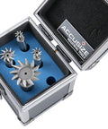 4-Piece 45 Degree HSS Dovetail Angular Cutter Set in aluminum case for CNC and manual milling