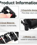 Three Way Spring Terminal Clip Push Release Connector Plate Jack Socket For Speaker Terminal Strip Block Test Clips