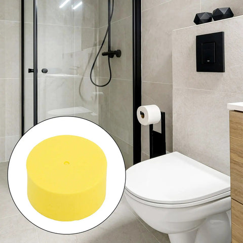 Yellow buoy from Three Pack Toilet Tank Flapper Replacement Kit with EVA Foam Buoy Floats for Easy Water Level Control