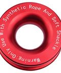 Heavy Duty Recovery Ring 66,000 Lbs For Winch Snatch Off Road SUV UTV ATV Truck Pulley Towing Ring For Synthetic Rope And Soft Shackle 7075 Aluminum CNC Machined Corrosion Resistant Red, red aluminum ring