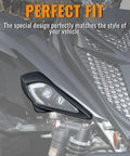 Headlight Covers For Raptor 700 Front Left And Right Bezel Trim for Yamaha ATV installed view