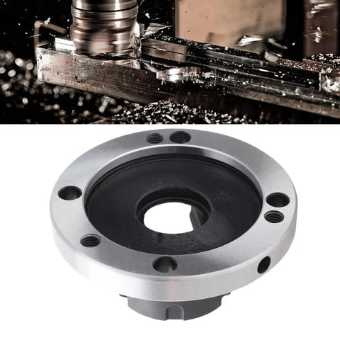 Top Rated Er32 Collet Fixture For Cnc Lathe And Milling Machine With 100Mm Diameter Carbon Steel Flange Mount frosted finish.