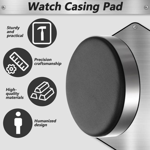 Round Leather Watch Cushion And Movement Holder Pad For Repair Jobs, Case Protector Pad, Watch Maintenance Mat