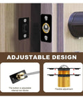Heavy Duty Door Ball Catch Kit With Screws Keeps Cabinets Secure Silent Spring Roller Stopper For Gate Closets Sliding Doors Easy Install with adjustable design for easy installation.
