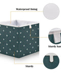 Heavy Duty Foldable Storage Bins With Reinforced Hollow Board Panels, Collapsible Closet Organizers Crafted From Thick 300D Oxford Fabric, Built Tough To Keep Shape While Holding Daily Essentials, Simple Cleanup with waterproof lining and sturdy handle.