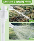 Battery Powered Sprayer Wand With Holster, Foldable Nozzle, Fits 38mm Cap 1 Gallon Jugs, showing adjustable spray modes.