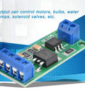 Three Point Three Volt To Twenty Four Volt SCR Module With Optocoupler Isolation for AC Equipment Motors Bulbs LED Strips Solenoids