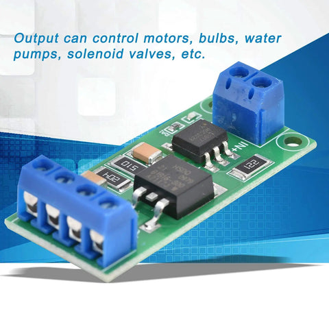 Three Point Three Volt To Twenty Four Volt SCR Module With Optocoupler Isolation for AC Equipment Motors Bulbs LED Strips Solenoids