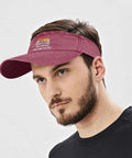 Cooling Humor Cap For Men Adjustable Visor Hat Deep Rose With No Sweat Vibe And Breathable Fit For Everyday Streetwear Unisex Gift Idea Athletic Styled Look