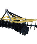 Angle Frame Disc Harrow 5.5 Foot Notched For Tough Farm Tillage With Adjustable Angle Beefy 1 Inch Solid Steel Axle Low Maintenance Sealed Bearings Easy Setup For Field Prep And Soil Breakup Model 18 16 N