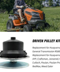 General Transmission Driven Kit Replacement For Husqvarna RS800 And AYP Craftsman with lawn tractor background