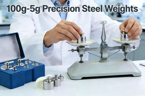 Pro Grade Precision Steel Scale Calibration Weight Kit M2 Class 205 Gram For Jewelry Scales Labs And Education Calibrations Ideal