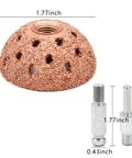 Heavy Duty 42mm Tungsten Steel Tire Repair Kit Featuring Durable Buffing Wheel Pro Grade Rubber Roller and Precision Scraping Cutter For Badass Road Repairs with 1.77-inch tungsten buffer.