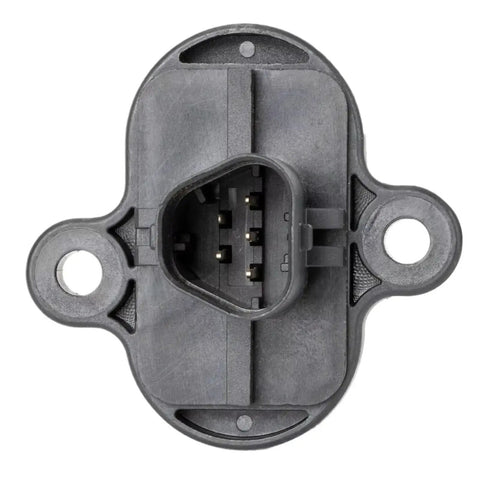 Showcasing Heavy Duty Mass Air Flow Sensor Serving Up Fast Throttle Snap with connector pins and bolt holes for easy installation.