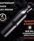 Durable Stainless Steel Water Bottle 1500 Ml BPA Free For Camping And Outdoors Campfire Ready 18/8 304 Food Grade Boil Safe