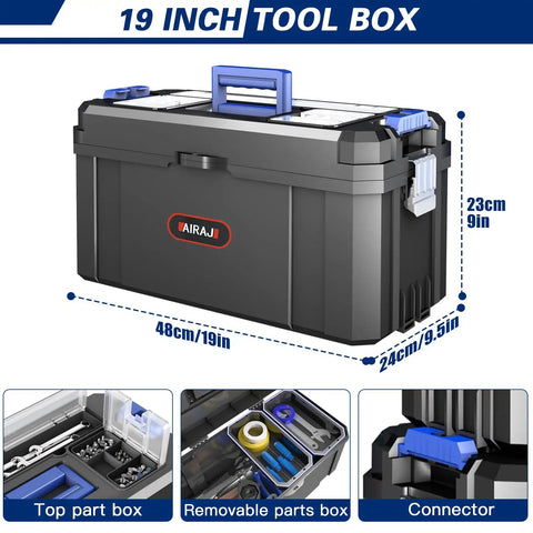 Rock Solid Roll Out Tool Box Set With Slick Ride Casters Stackable Three Piece Storage Rig Featuring 17 19 And 21 Inch Compartments For Dead Easy Shop Organization And Job Site Readiness
