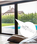 1Set Bifold Door Hardware Kit for Sliding Doors With Roller Replacement Parts and Durable Track System installed view