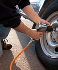 3/8 Inch 50 Foot Heavy Duty Air Hose With Reinforced PVC Construction And Brass Fittings used for tire inflation