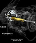 Internal components of Zephyr 1000 Spinning Reel All New Lightweight Design For Bass And Trout Fishing Ultra Smooth And Powerful Dope Performance