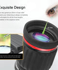 Close-up of 2 Inch Swa 70 Degree 32mm Eyepiece With M43x0.75 Male Thread, emphasizing 20mm eye relief and multi-coated optics.