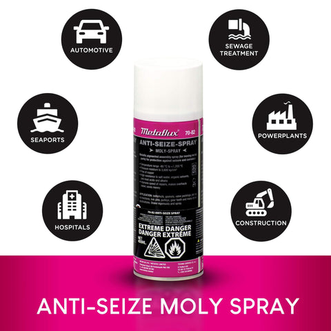 Anti Seize Lubricant Spray For All Metals With Long Lasting Protection Against Seizure And Corrosion Penetrating Oil displayed
