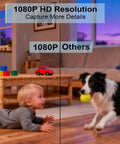 Indoor 2K HD WiFi Security Camera For Home Use With Phone App Two Way Audio Night Vision And 24 7 SD Card Storage Pet Baby Monitor