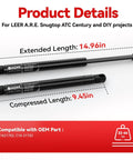 15Inch 40Lb Gas Struts Replacement Shocks for Weather Guard Tool Box Camper Shell 178N Lift 2 Pack Heavy Duty Truck
