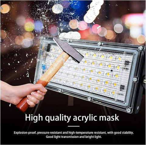 JUDYSSY Security Lights Outdoor Reflector Led Floodlight Outdoor Flood Light S, Flood Light X 1,WARM30W being tested for durability.