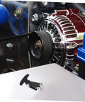 Elastic Shock Absorbing T Handle Draw Latch Rubber Hood Lock for coolers and marine gear with engine background