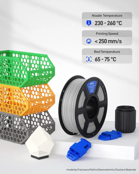 Premium Petg 3D Printer Filament 1.75mm Orange 1kg Straight Up Tough And Smooth As Butter For Daily Builds Built Different To Handle Heavy Duty Tasks Without Skipping A Beat Or Jamming Your Gear