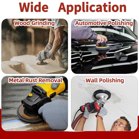 Three Inch Sanding Discs Kit 100 Pieces 80 To 3000 Grit used for wood grinding, automotive polishing, rust removal, wall finishing