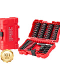 Dang Tough 101 Piece Screwdriver Bit Set Heavy Duty S2 Steel Magnetic in red storage case displaying all bits and accessories.