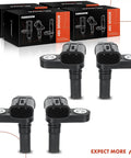 Bulletproof Set Of Four Front And Rear Abs Wheel Speed Sensors For Lexus Gx460 Gx470 Lx570 And Toyota 4Runner Tacoma Fj Cruiser Direct Plug Play Fit displayed with packaging.