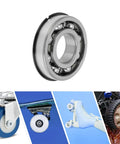 6308NR Deep Groove Ball Bearing 40x90x23mm Open Type lubricated for cars, scooters, skateboards, and wheel hubs applications