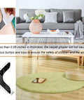Ultra Sticky Rug Grippers For Anti Curling Non Slip Rug Tape Keeps Your Rug In Place And Makes Edges And Corners Flat image