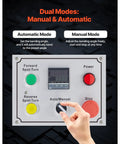Control panel showing dual modes for Heavy Duty Electric Pipe Bender Providing No Sweat Bending For Fast Metal Fabrication.