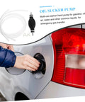 Manual Fuel Transfer Pump With One Way Siphon For Gas And Diesel Easy Hand Pump For Cars And Equipment Backflow Oil Absorber Portable Safe Fuel Transfer No Mess Quick Fill Reliable Hand Siphon Pump, car fuel fill