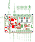 Grbl 1.1 3 Axis CNC Controller For 3018 Engraving Machines With USB Switch, DIY Laser Engraving Control Board, 12V To 24V Power, Arduino Uno Based Motion System, Easy Plug And Play Desktop Milling PCB wiring diagram with USB, power, and axis terminals