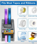 All In One Ribbon Cutter Machine With 999mm Max Cut Length, Hands Free Auto Feed And Manual Control cutting various tapes