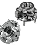 Pair Front Or Rear Wheel Bearing Hub Assembly Direct Replacement Fits Chevy Impala 2014 To 2017 Malibu 2013 To 2015 Cadillac CTS XTS 2013 To 2017 Buick Lacrosse Regal 2011 To 2017 GMC Terrain 2010 To 2017 5 Lugs showing chrome 5-lug design