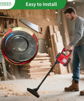 Man using vacuum with Three Pack HEPA Filter Kit For M18 Compact Vacuum 0882-20 Replacement 49-90-0160 49-90-1951