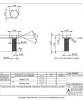 Premium Grade 2 Titanium Hex Head Bolts 1/4-20 X 3/4 UNC Threads Pack Of 20 Polished Finish technical drawing