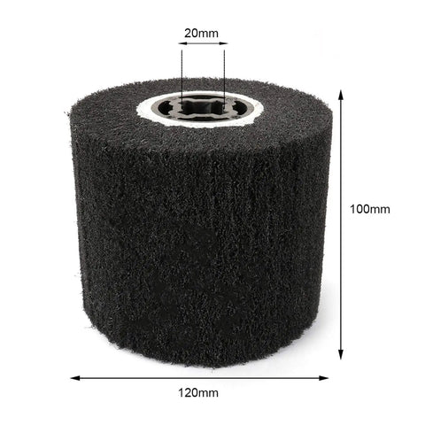 Get This Awesome Flap Wheel For Metalworking To Polish Stainless Steel And Aluminum Fast With High Finish And Long Durability For Removing Scratches And Achieving A Cool Mirror Effect On Copper Drums Without Wasting Time, 120mm x 100mm.
