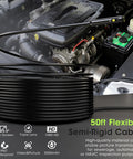 Triple Lens Endoscope For Auto And Home Repairs Engine Drain Inspection HD Waterproof Camera With IP67 Rating Great For Plumbing HVAC And DIY Diagnostics Pro Grade Sewer And Drain Inspection Tool, 50ft cable in engine bay