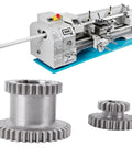 Lathe Duplicate Gear Set With Two Speed High Low Transmission, Metal Gear Replacement For Mini Lathe 0618 7x12 7x14, gears and lathe