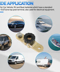 Side Post Battery Disconnect Switch For Cars Trucks And Boats Quick Cutoff Isolator Kill Switch Battery Drain Prevention