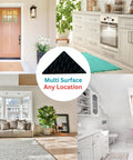 Rug Pad Grippers For Hardwood Floors And Tile Surfaces No Slip Reusable And Washable Dual Sided Adhesive Pads In Various Rooms
